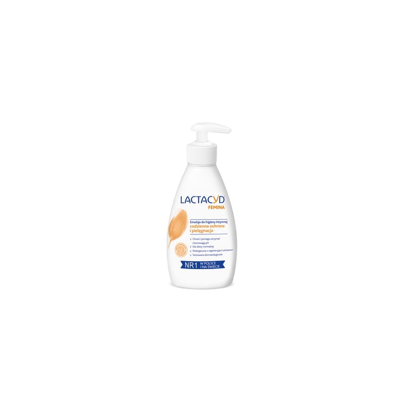 LACTACYD FEMINA emulsja do higieny intymnej z pompką 200 ml
